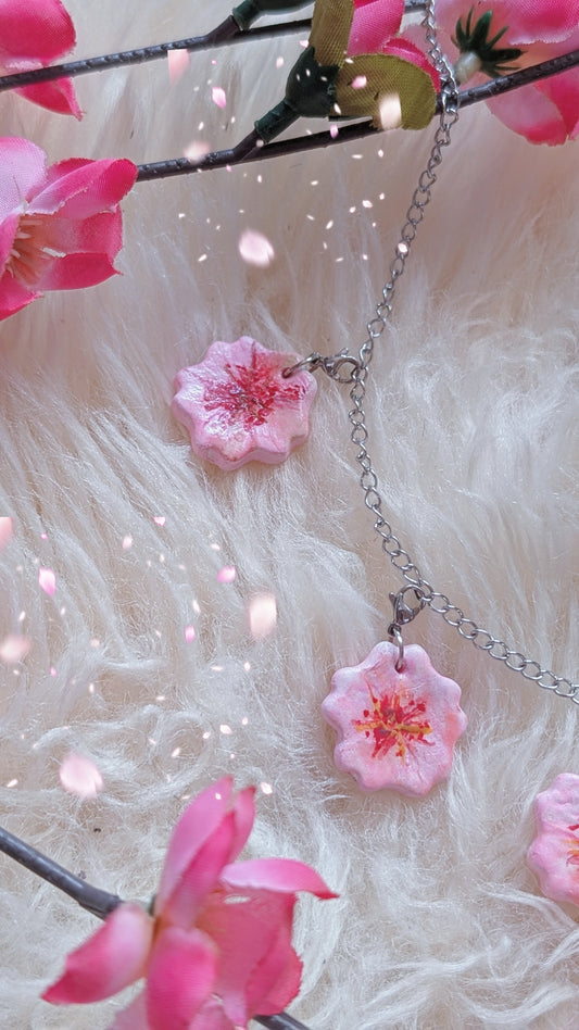Kirschblüten Halskette