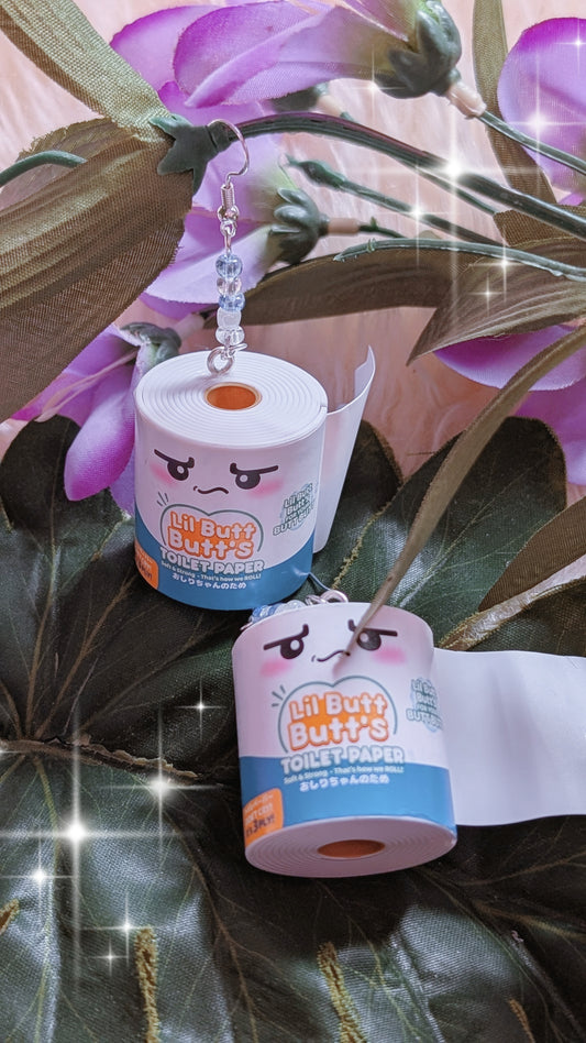 Kawaii Klopapier Ohrringe