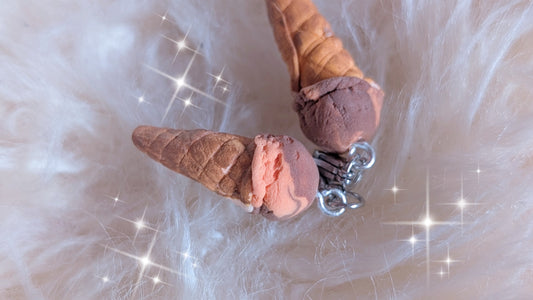 Eiswaffel: Schokopfirsich Charms (Anhänger )