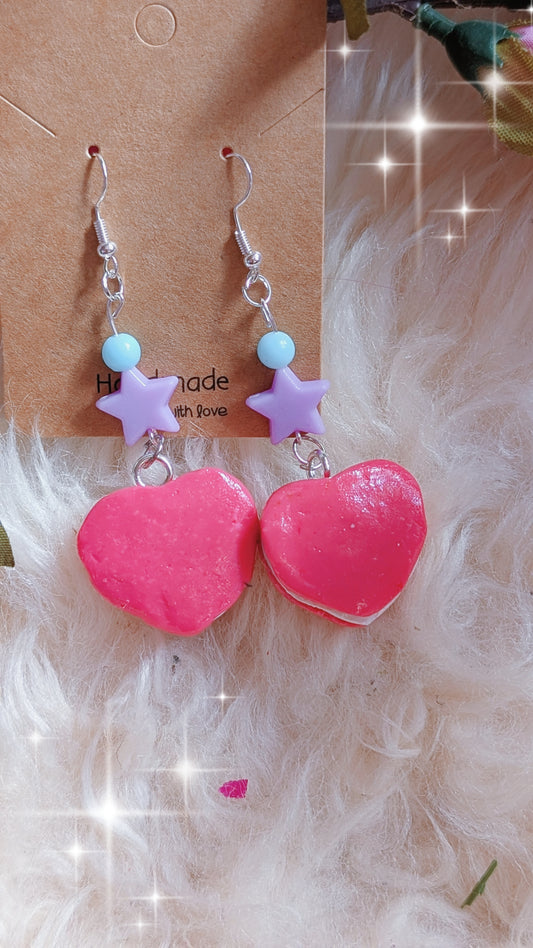 Kawaii Herzen Ohrringe verschiedene Varianten
