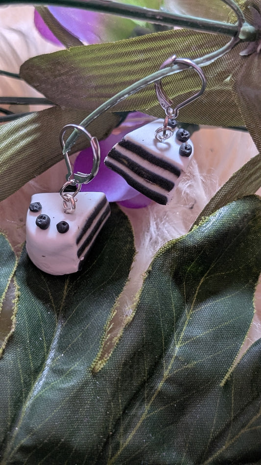 Kawaii Oreo Kuchen Stück Ohrringe