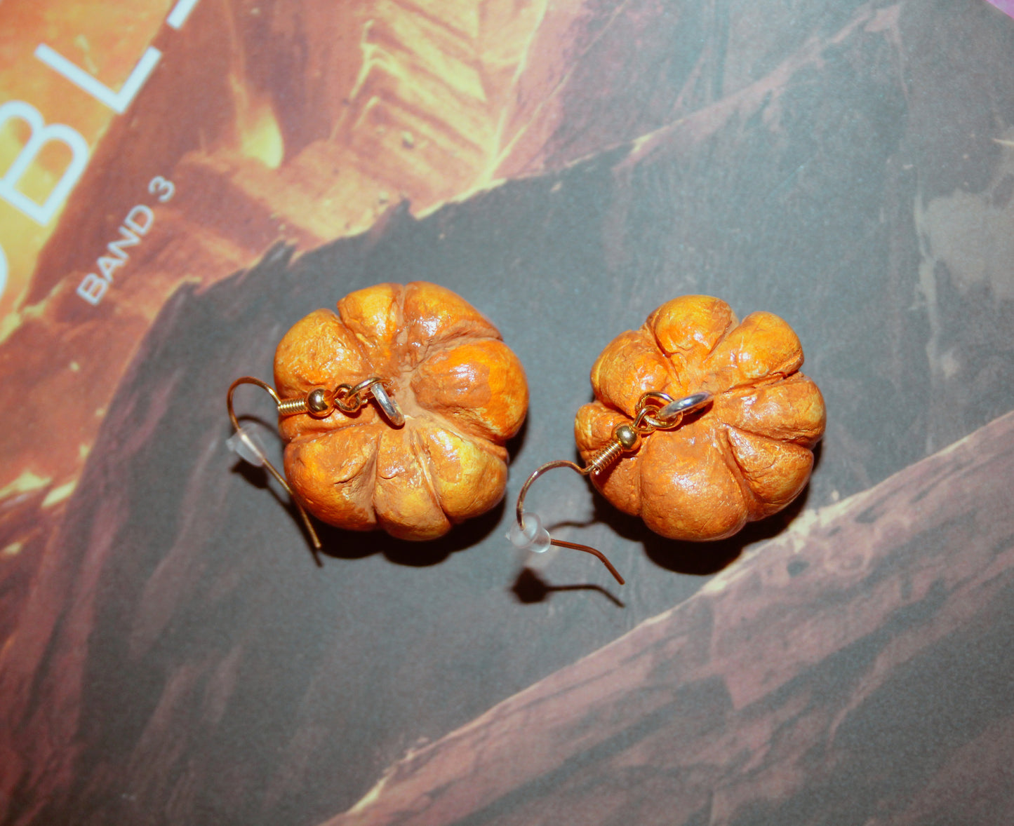 Kürbis Ohrringe