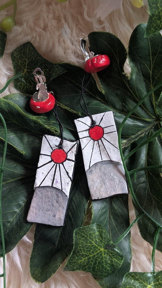 Damon Slayer Ohrringe (Clips)